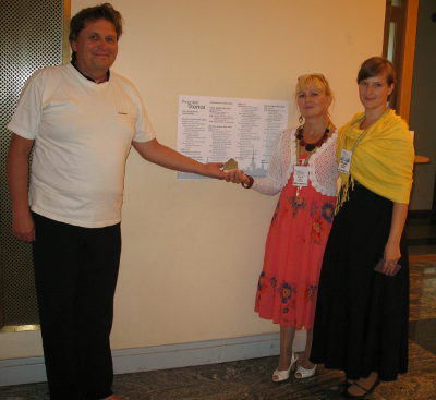 Die Organisatoren des Psychodrama Kongresses in Tallinn